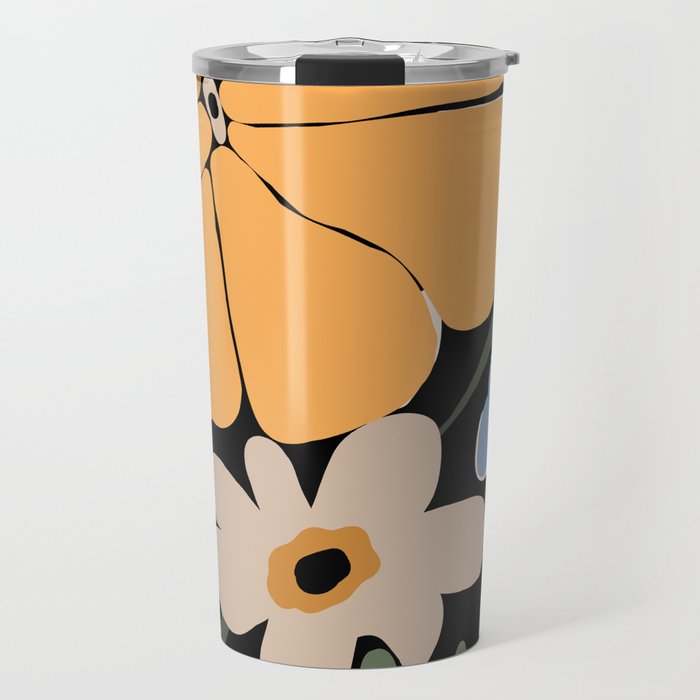 blooming big floral night  Travel Mug Gallery Image 1