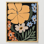 blooming big floral night  Serving Tray Gallery Image 1