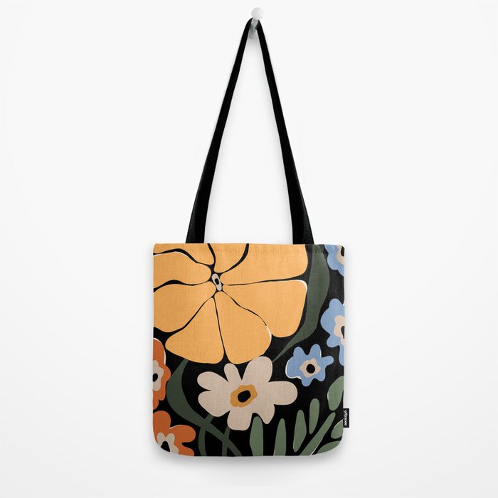 blooming big floral night  Tote Bag Gallery Image 2