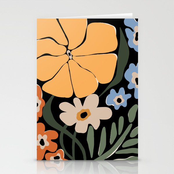 blooming big floral night  Stationery Card Gallery Image 1