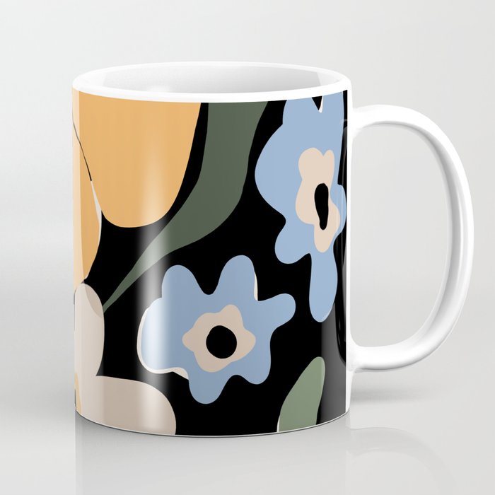 blooming big floral night  Coffee Mug Gallery Image 1