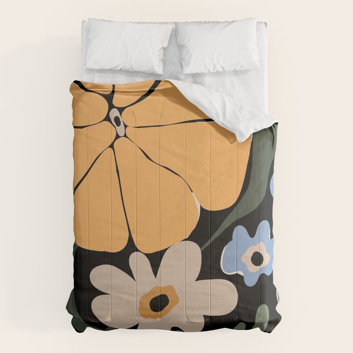 blooming big floral night  Comforter Gallery Image 6