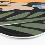 blooming big floral night  Bath Mat Gallery Image 3