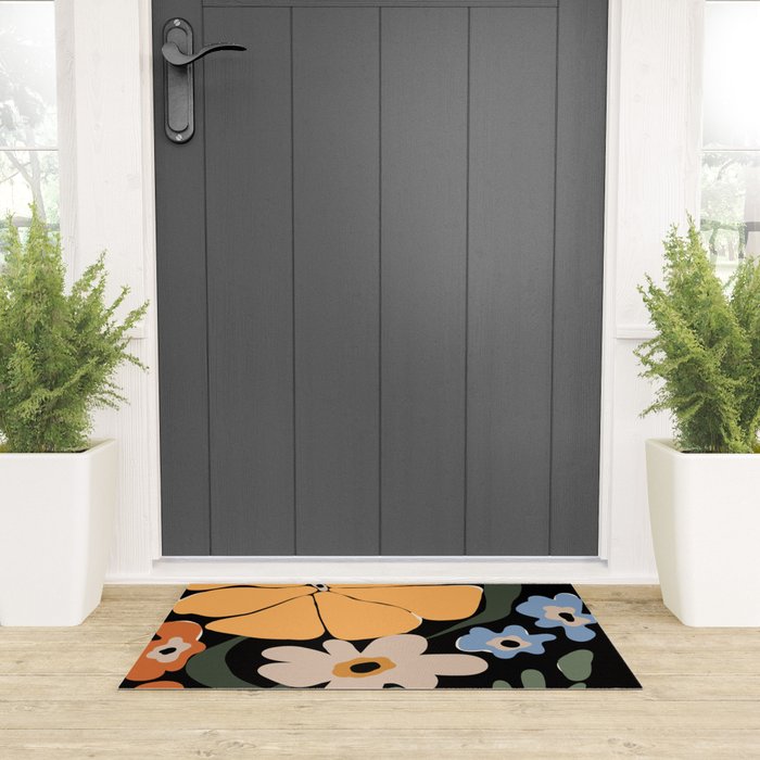 blooming big floral night  Welcome Mat Gallery Image 3