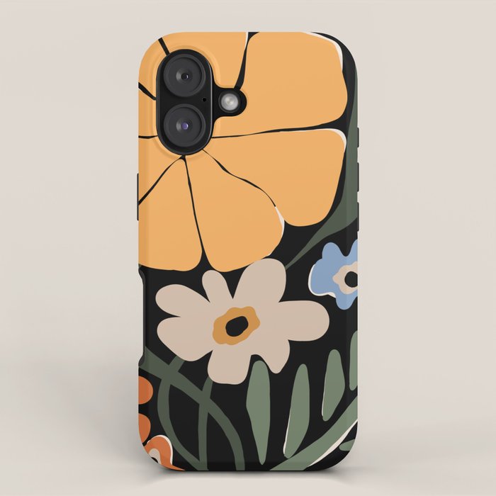 blooming big floral night  iPhone Case Gallery Image 1