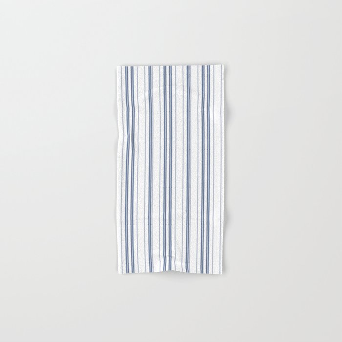Simple blue and white stripes pattern  Bath Towel Gallery Image 1