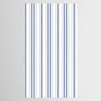 Simple blue and white stripes pattern  Tablecloth Gallery Image 2
