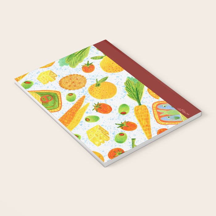 Kitchen Snacks & Apps in Orange & White Notebook Gallery Image 3