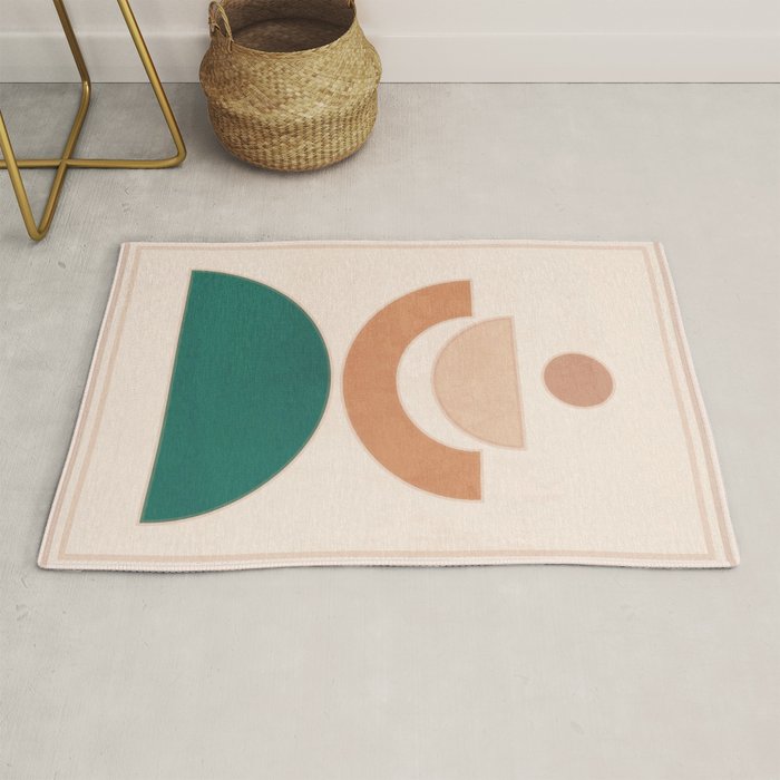 Minimal Geometric Shapes 108 Rug Gallery Image 1