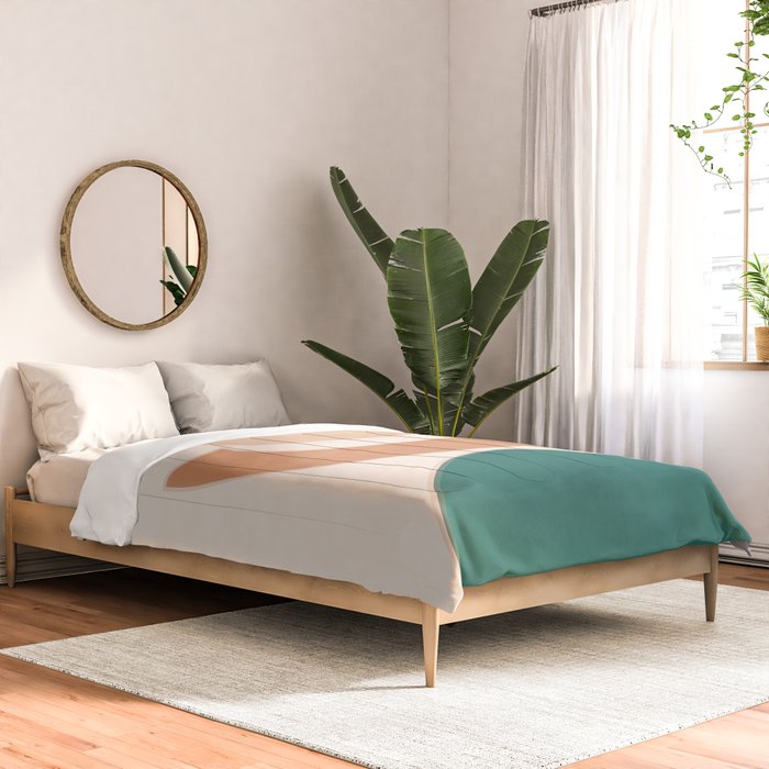 Minimal Geometric Shapes 108 Comforter Gallery Image 2