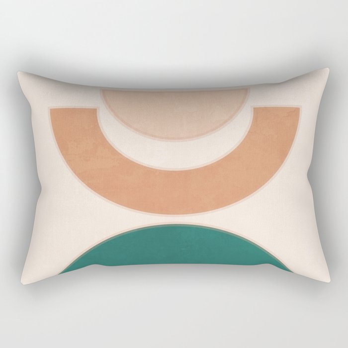 Minimal Geometric Shapes 108 Rectangular Pillow Gallery Image 2