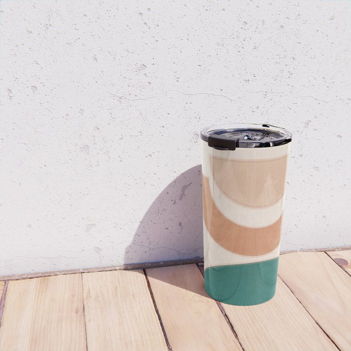 Minimal Geometric Shapes 108 Travel Mug Gallery Image 4