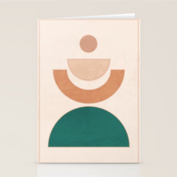 Minimal Geometric Shapes 108 Stationery Card Gallery Image 1