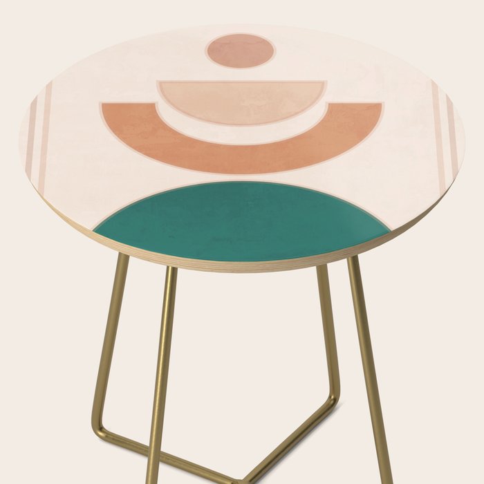 Minimal Geometric Shapes 108 Side Table Gallery Image 2