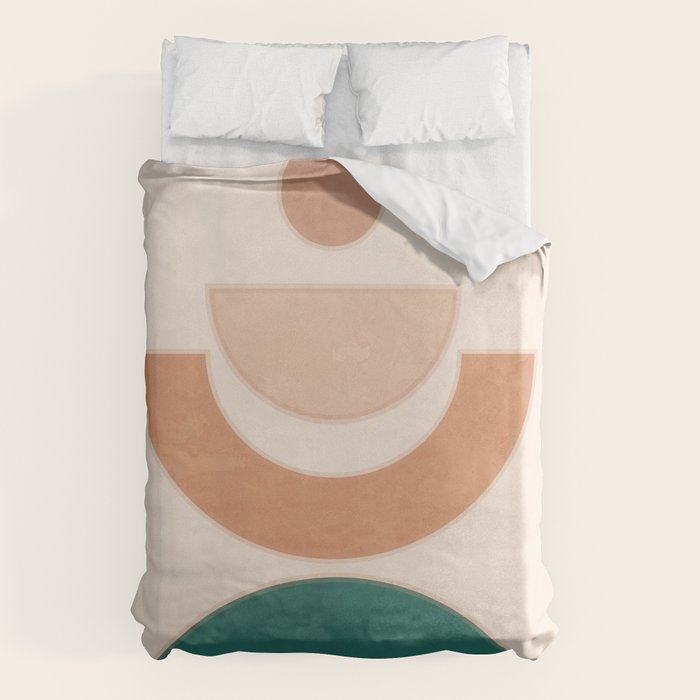 Minimal Geometric Shapes 108 Duvet Cover Gallery Image 1