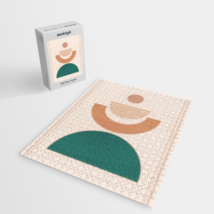 Minimal Geometric Shapes 108 Jigsaw Puzzle Gallery Image 2