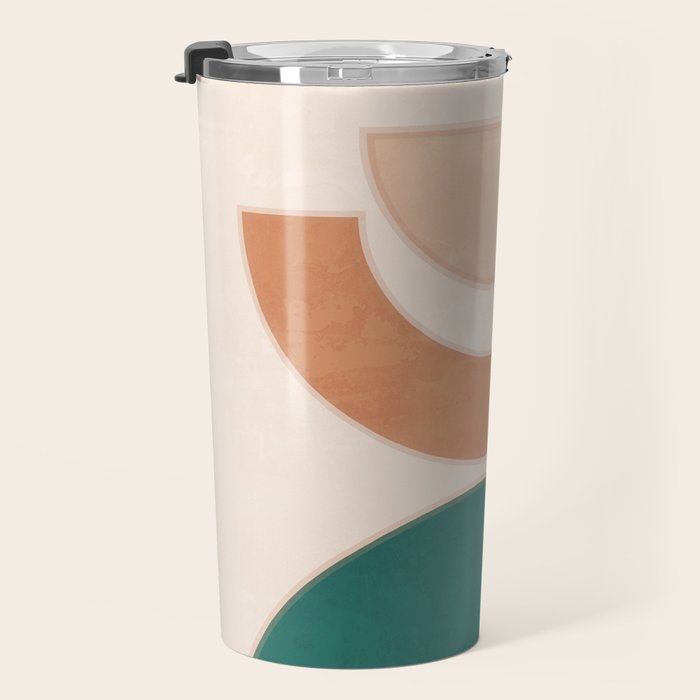 Minimal Geometric Shapes 108 Travel Mug Gallery Image 3