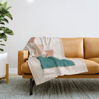 Minimal Geometric Shapes 108 Throw Blanket Gallery Image 1