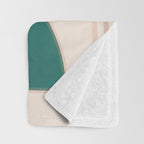 Minimal Geometric Shapes 108 Throw Blanket Gallery Image 3