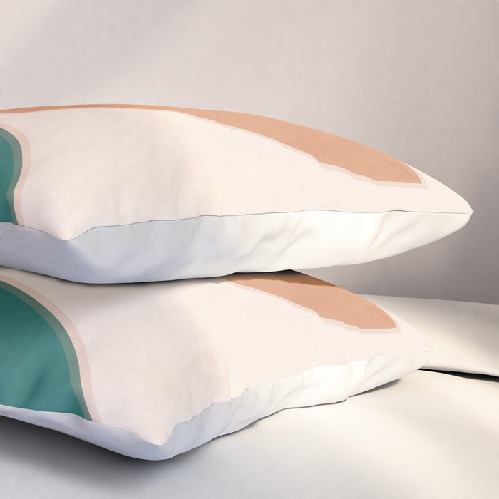 Minimal Geometric Shapes 108 Pillow Sham Gallery Image 3