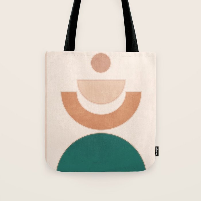 Minimal Geometric Shapes 108 Tote Bag Gallery Image 1