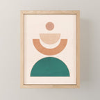 Minimal Geometric Shapes 108 Mini Art Print Gallery Image 1