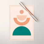 Minimal Geometric Shapes 108 Wrapping Paper Gallery Image 1