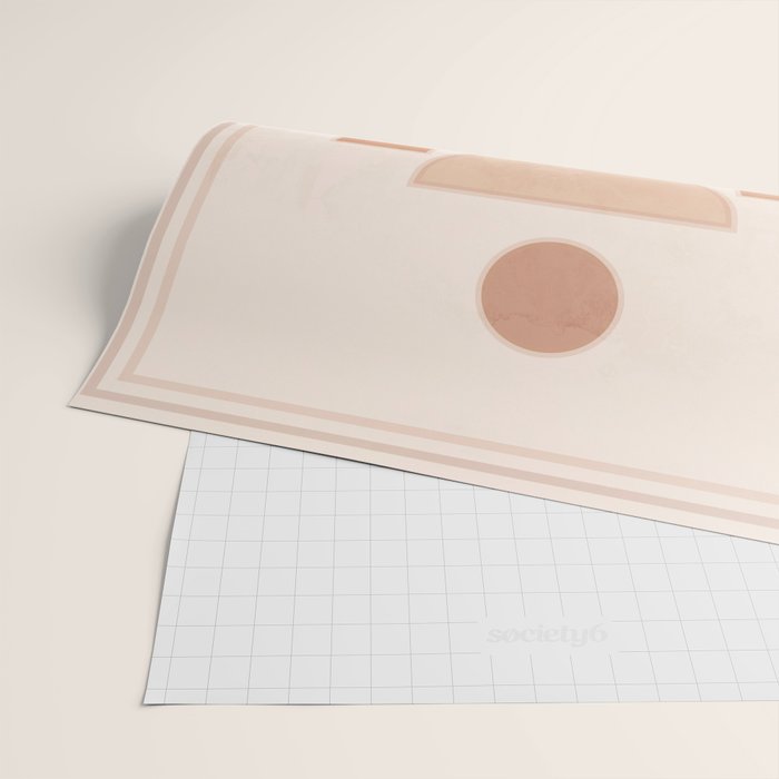 Minimal Geometric Shapes 108 Wrapping Paper Gallery Image 2