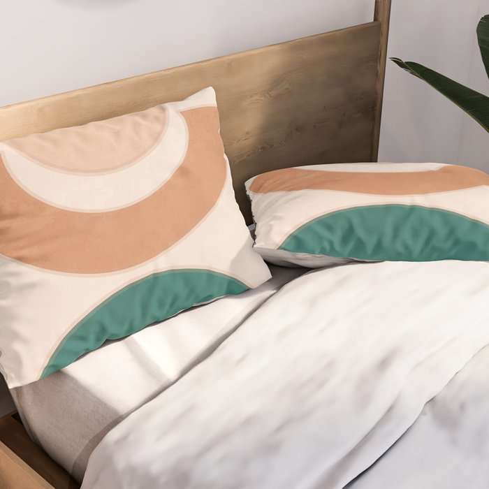 Minimal Geometric Shapes 108 Pillow Sham Gallery Image 2