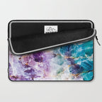 Multicolor quartz texture Laptop Sleeve Gallery Image 2