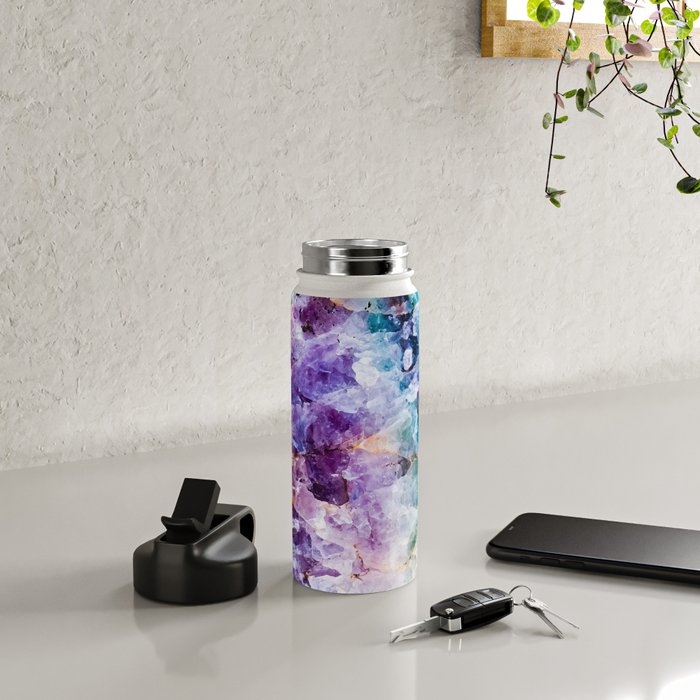 Multicolor quartz texture Water Bottle Gallery Image 5