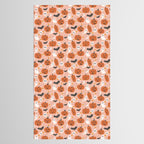 Pumpkin Party on Blush Pink Tablecloth Gallery Image 2