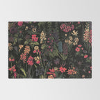 Exotic Midnight Floral Garden Rug Gallery Image 2