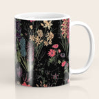 Exotic Midnight Floral Garden Coffee Mug Gallery Image 1