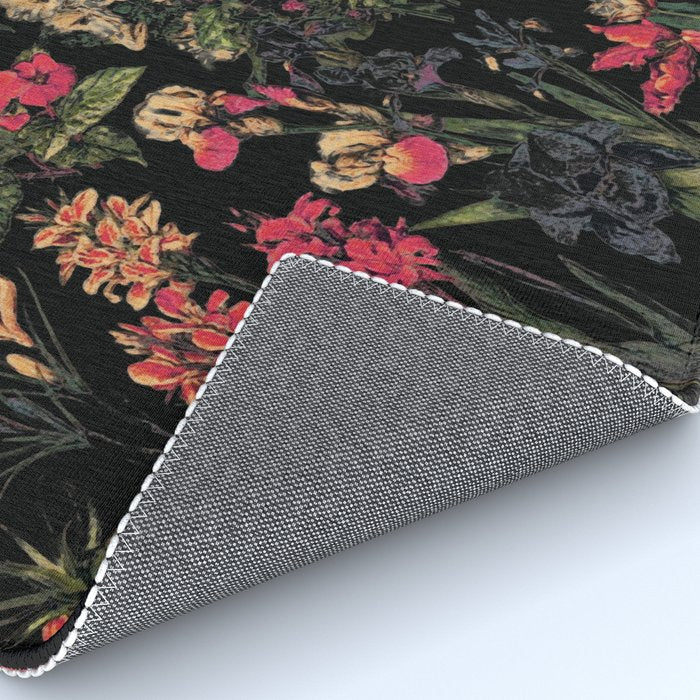 Exotic Midnight Floral Garden Rug Gallery Image 4