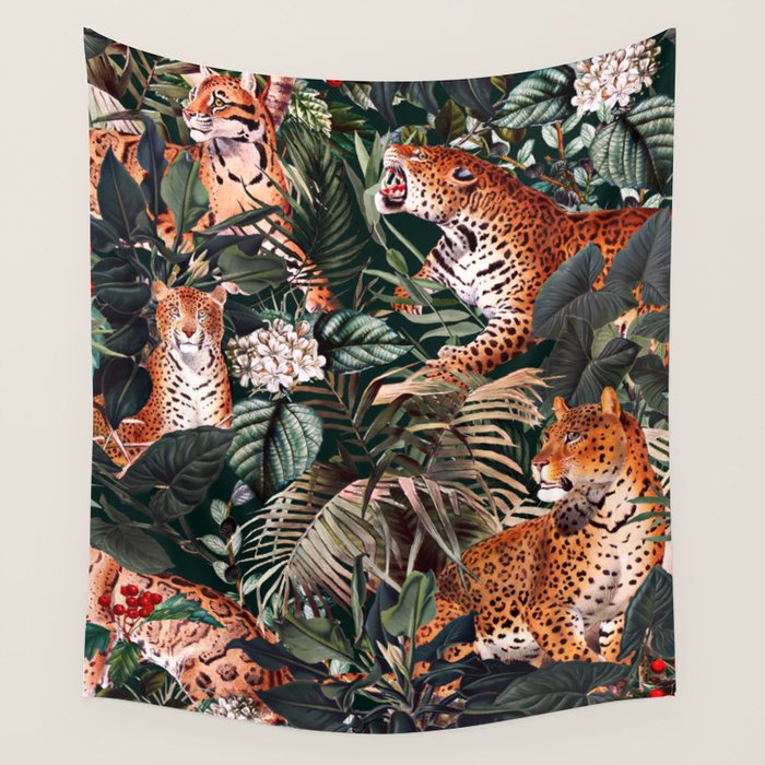 Dangers in the Forest XIII Wall Tapestry Gallery Image 1
