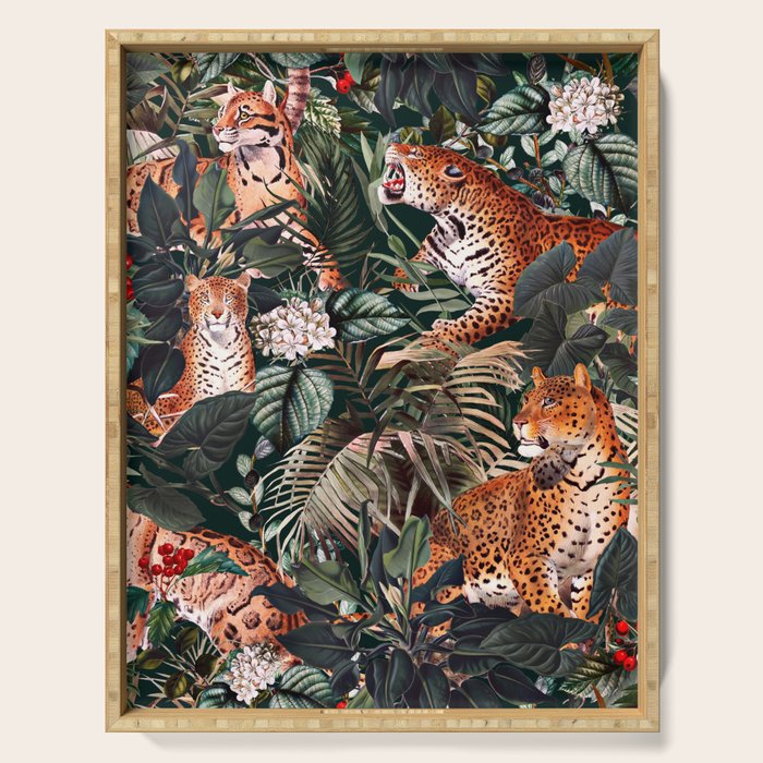 Dangers in the Forest XIII Serving Tray Gallery Image 1
