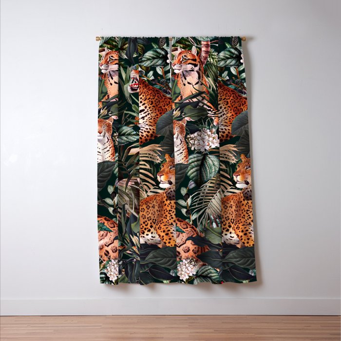 Dangers in the Forest XIII Window Curtain Gallery Image 3