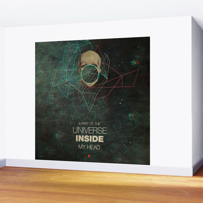 A Part Of The Universe Inside My Head Wall Mural Gallery Image 2