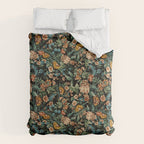 Floral and Birds Pattern Duvet Cover Gallery Image 6