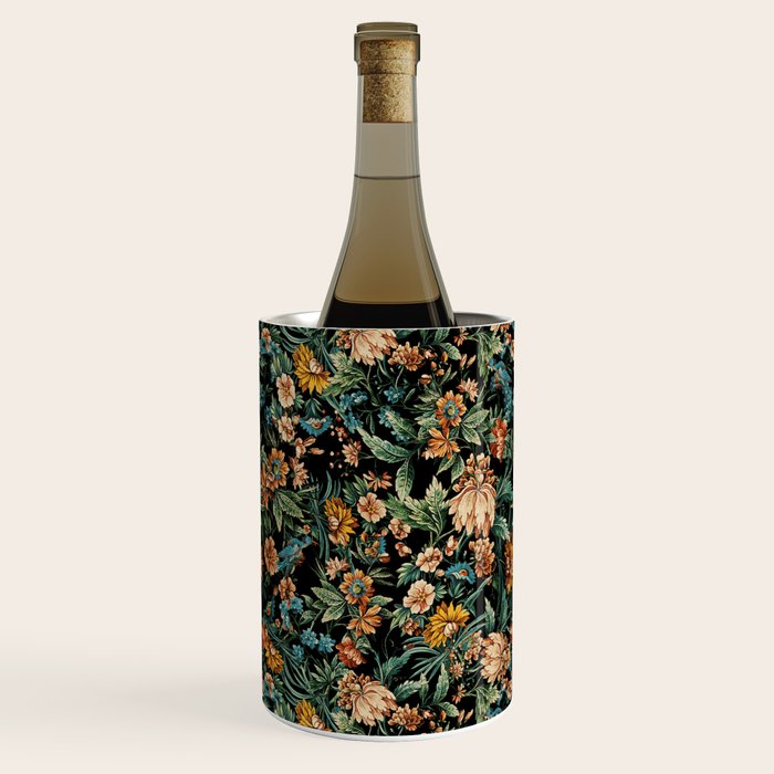 Floral and Birds Pattern Wine Chiller Gallery Image 1