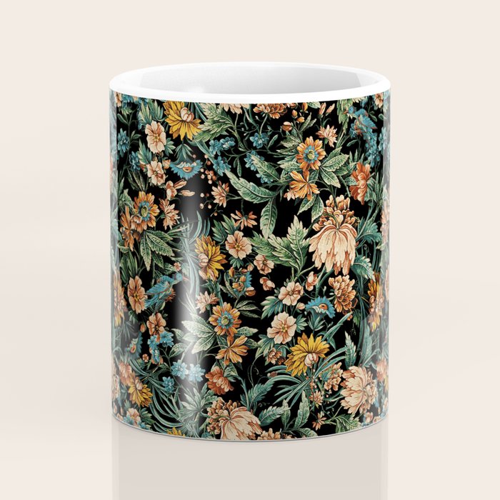 Floral and Birds Pattern Coffee Mug Gallery Image 4