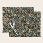 Floral and Birds Pattern Placemat Gallery Image 1