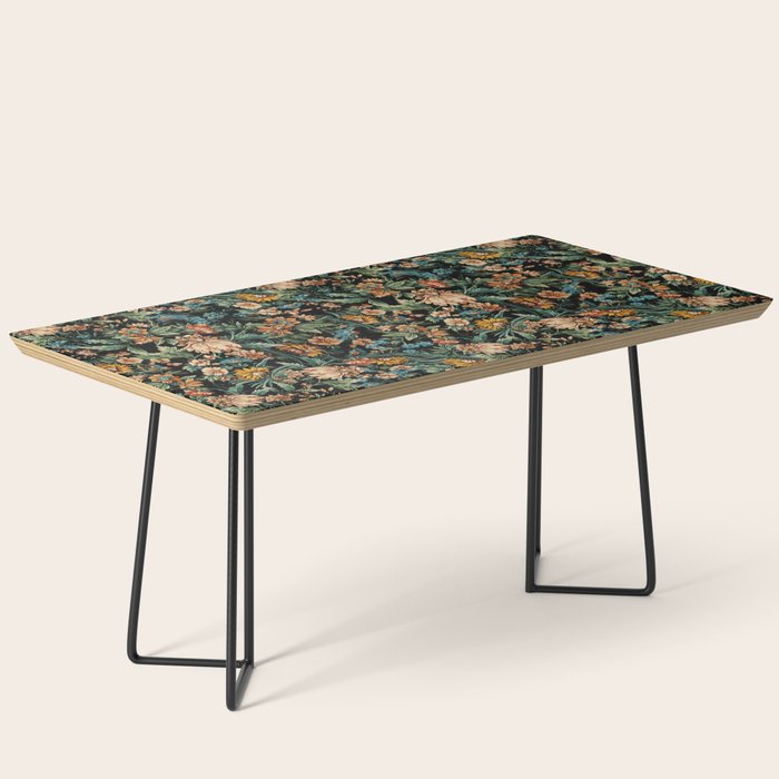 Floral and Birds Pattern Coffee Table Gallery Image 1