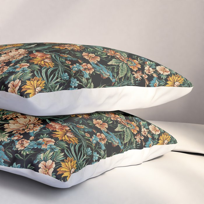 Floral and Birds Pattern Pillow Sham Gallery Image 3