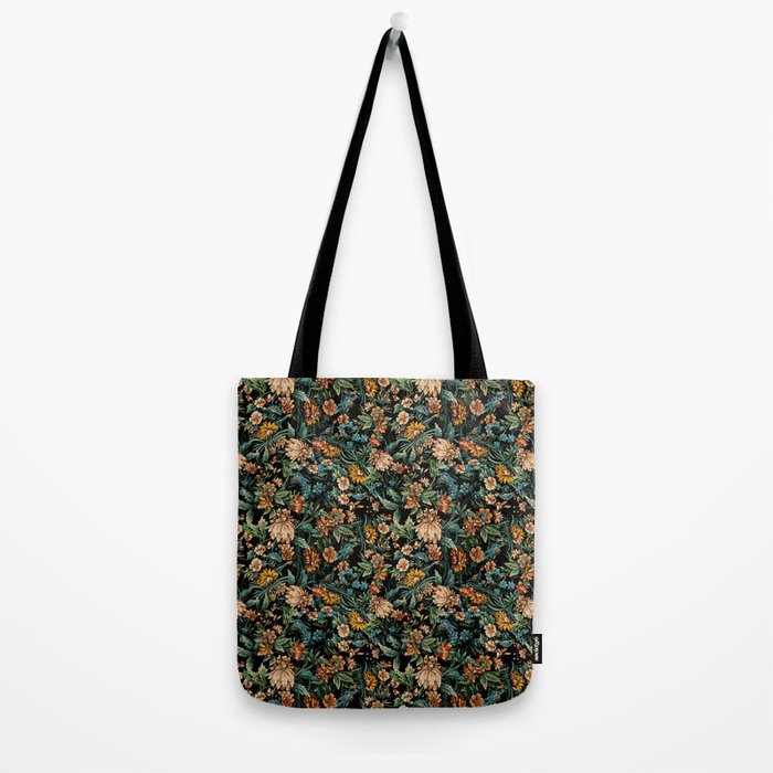 Floral and Birds Pattern Tote Bag Gallery Image 2