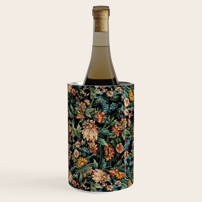 Floral and Birds Pattern Wine Chiller Gallery Image 2