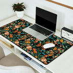 Floral and Birds Pattern Desk Mat Gallery Image 2