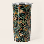 Floral and Birds Pattern Travel Mug Gallery Image 1