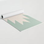 Geometric Southwestern Minimalism - Neutral Sage Green Yoga Mat Gallery Image 2